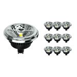 Voordeelpak 10x Noxion Lucent LED Spot GU10 AR111 15W 850lm 40D - 927 Zeer Warm Wit | Beste Kleurweergave - Dimbaar - Vervangt 75W